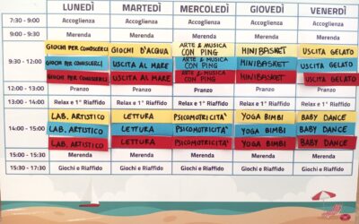 Programma della settimana